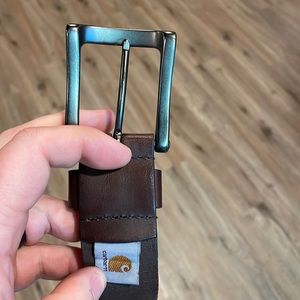Carhartt brown leather belt. Size 40